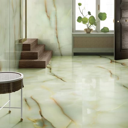 Πλακάκι Tele Di Marmo Pure Onyx Giada γυαλιστερό 60x120 cm  