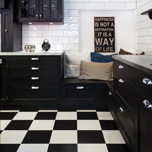 Πλακάκι μαύρο Umbria Black 33x33 cm