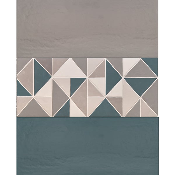 Πλακάκι Pueblo Decor Taos Petrolio 25x60 cm