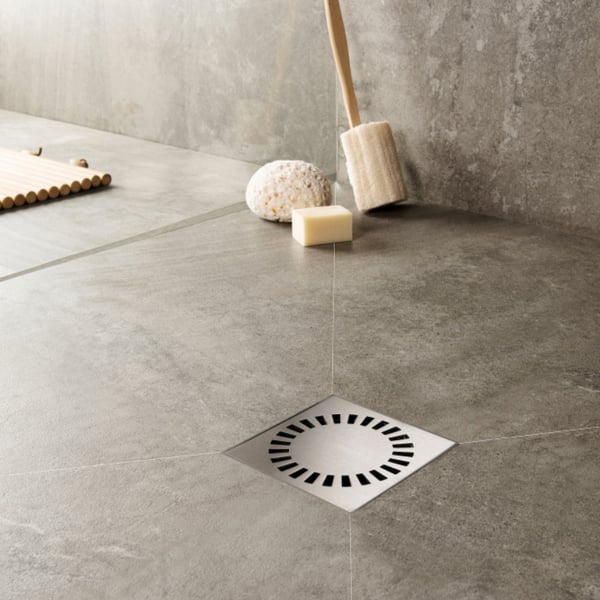 Σιφόνι, Σχάρα ντουζιέρας Aqua Compact 15x15 cm